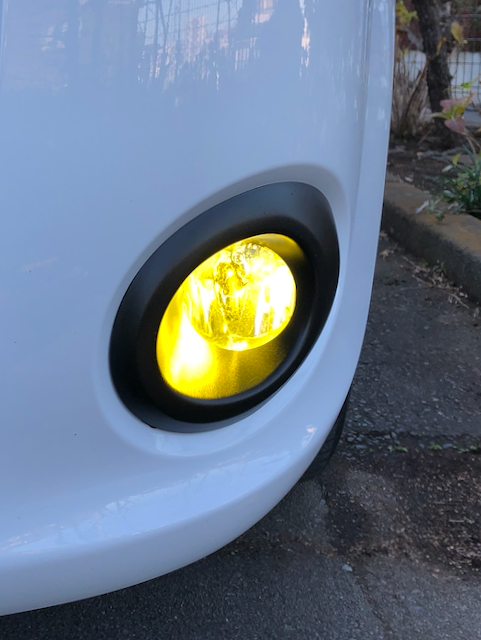 カングーLEDフォグランプ