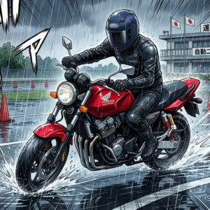 40代のバイク免許取得記②｜一本橋の秘策「ハンドル操作」と雨の卒業検定。一発合格を勝ち取った準備術